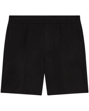 Emporio Armani Fitness ,Zwart ,Katoen Stretch Double Jersey Bermuda Shorts