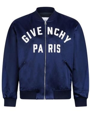 Givenchy Bomber Jackets - Blue