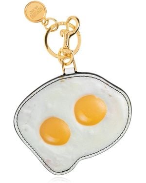 Moschino Keyrings - Metallic