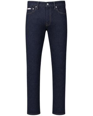 Calvin Klein Jeans ,Blauw ,Katoen Slim-Fit Jeans