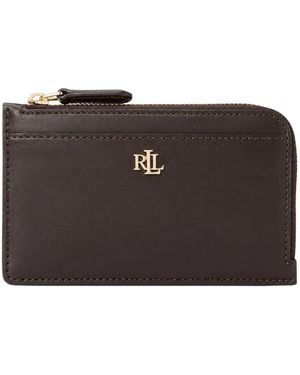 Ralph Lauren Compacte Portemonnee - Zwart