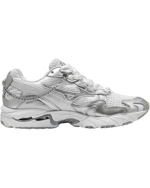 Mizuno Fitness ,Veelkleurig ,Leer Wave Rider 10 Jewels - Grijs