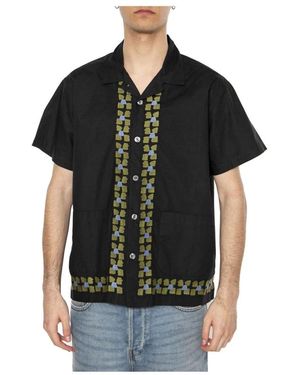 Obey Overhemden ,Zwart ,Short Sleeve Shirt