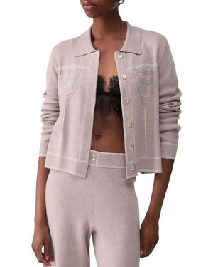 Liu Jo Bulldogchmel Cardigan - Braun
