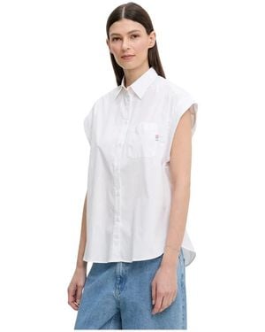 Paul Smith Relaxed Katoenen Shirt - Wit