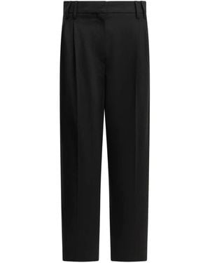 Brunello Cucinelli Straight Trousers - Black