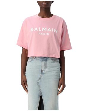 Balmain T-Shirts - Roze