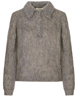 Chloé Truien & Vesten ,Grijs ,Wol Polo Trui