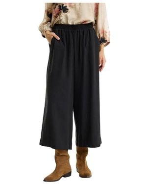 iN FRONT Cropped Trousers - Negro
