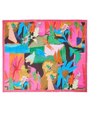 Paul Smith River Collage Scarf - Weiß