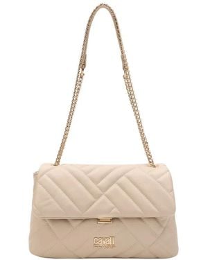 Roberto Cavalli Shoulder Bags - Natural