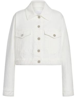 Dondup Jassen ,Wit ,Katoen Giubbino Regular