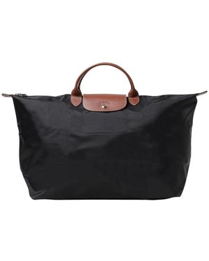 Longchamp Shopping Bags - Black