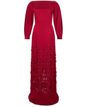 Alberta Ferretti Kleedjes ,Rood ,Maxi Jurk