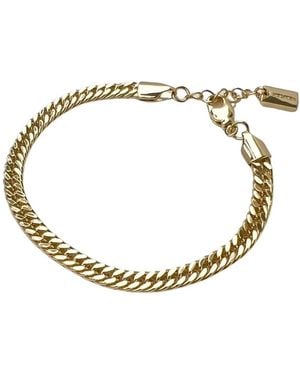 Holmen Copenhagen Trianglen Cuban Armband 5Mm Goud - Metallic