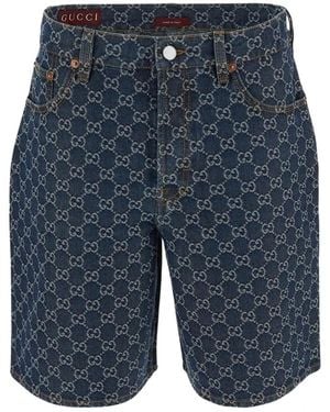 Gucci Denim Shorts - Blue