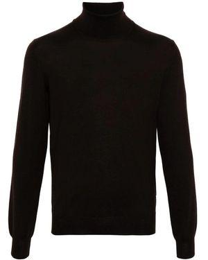 La Fileria Truien & Vesten ,Bruin ,Wol Sweater Fileria - Zwart