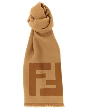 Fendi Winter Scarves - Brown