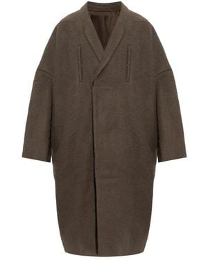 Rick Owens Poiret Mantel - Braun