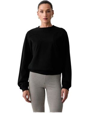 Patrizia Pepe Rundhals-Sweatshirt - Schwarz