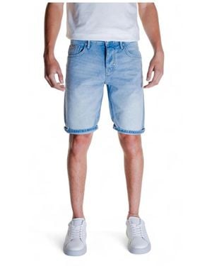 Antony Morato Denim Shorts - Blue