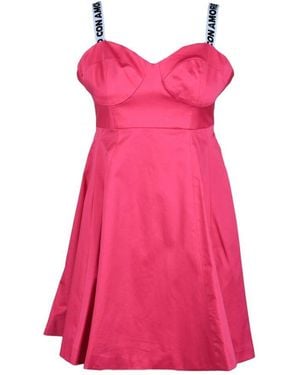 Giulia N Couture Elegantes Baumwollkleid Für Frauen - Pink