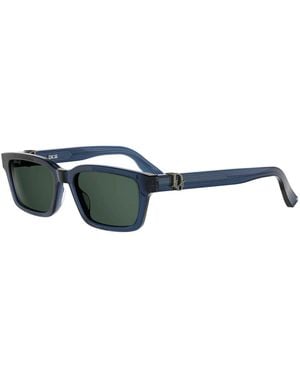 Dior Oblique S5I Vierkante Zonnebril - Blauw