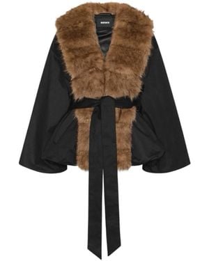 ROTATE BIRGER CHRISTENSEN Jassen ,Zwart ,Faux Fur & Shearling Jassen