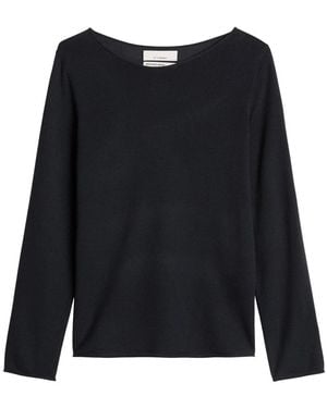 Marc O' Polo Strickpullover Mit Schmaler Passform - Schwarz