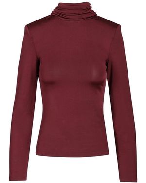 ROTATE BIRGER CHRISTENSEN Long Sleeve T-Shirts - Purple