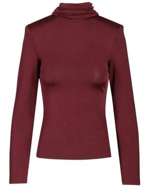 ROTATE BIRGER CHRISTENSEN Long Sleeve T-Shirts - Purple