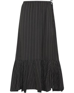 Dries Van Noten Midi Skirts - Negro