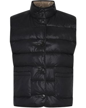 Heartmade Jassen ,Zwart ,374Hmbeket Reversible Vest