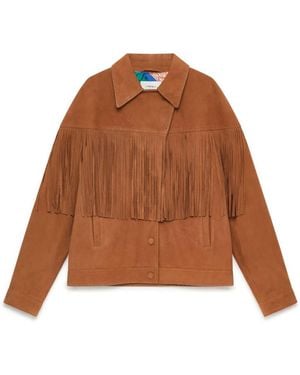 Maliparmi Leather Jackets - Brown