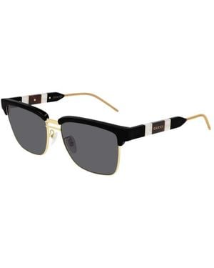 Gucci Vierkante Zonnebril - Zwart