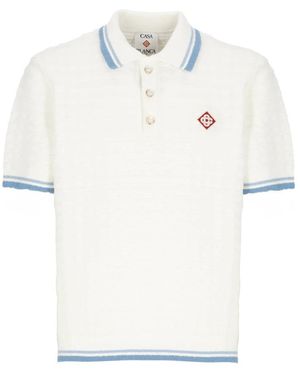 CASABLANCA Polo Shirts - Blanco