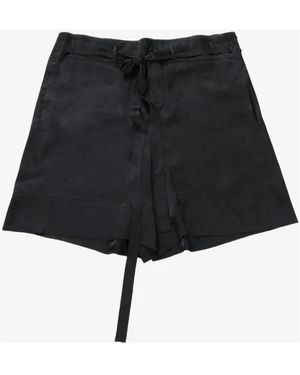 Ann Demeulemeester Short Shorts - Nero