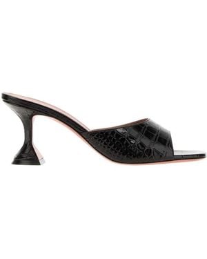AMINA MUADDI Heeled Mules - Noir