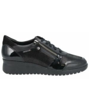 Mephisto Bequeme Schnürschuhe Für Damen - Schwarz