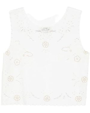 forte_forte Sleeveless Tops - White