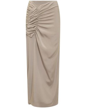 The Mannei Maxi Skirts - Bruin