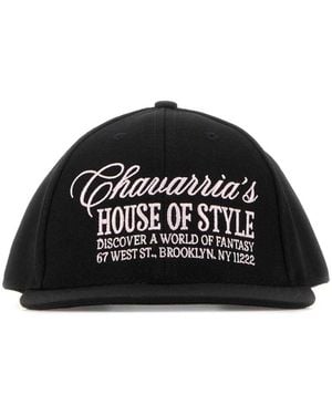Willy Chavarria Caps - Black