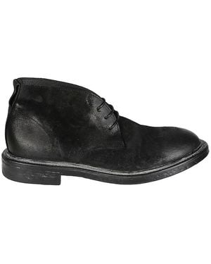 Moma Lace-Up Boots - Nero