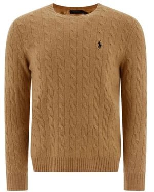 Polo Ralph Lauren Round-Neck Knitwear - Brown