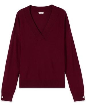 Oltre V-Neck Knitwear - Violet