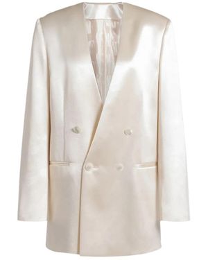 Alberta Ferretti Blazers - Natural