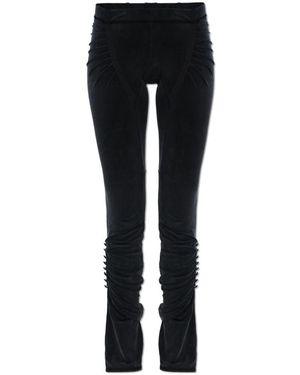 KNWLS Broeken ,Blauw ,Leer Leia Leggings - Zwart