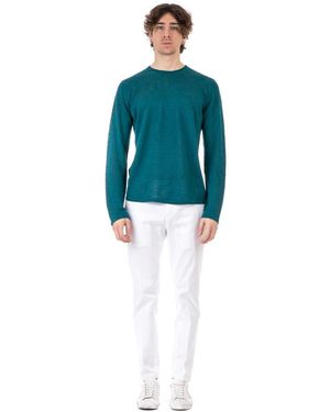 Roberto Collina Round-Neck Knitwear - Blue