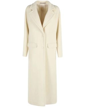 Tagliatore Single-Breasted Coats - Natural