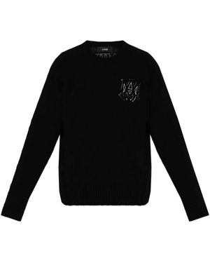 Amiri Logo Crewneck Sweater - Zwart